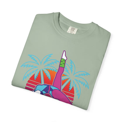 Stay Flexible Retro 80s Backbend Graphic Tee | Vintage Workout Shirt Women