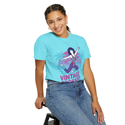 Vintage Crossfit Retro 80s Aerobics Graphic Tee | Gym Shirt Women